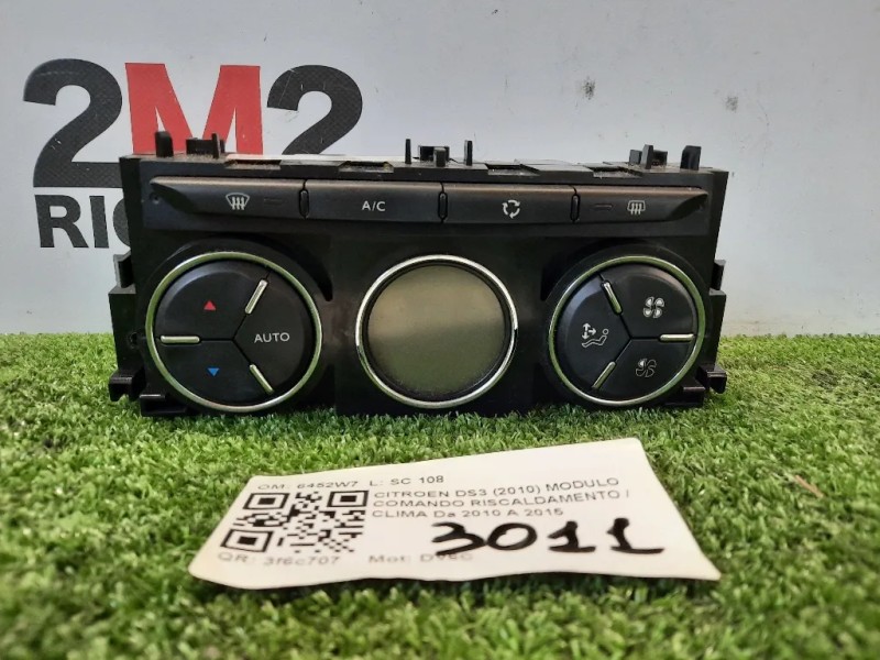 Modulo Comando Riscaldamento Clima CENTRALINA CLIMATIZZATORE AC Citroen DS3 2010