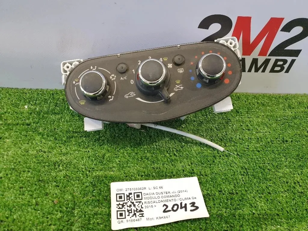 Modulo Comando Riscaldamento Clima 275103362R Dacia Duster I 2014