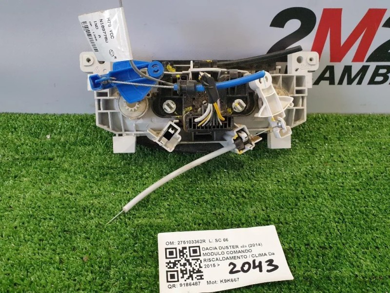 Modulo Comando Riscaldamento Clima 275103362R Dacia Duster I 2014