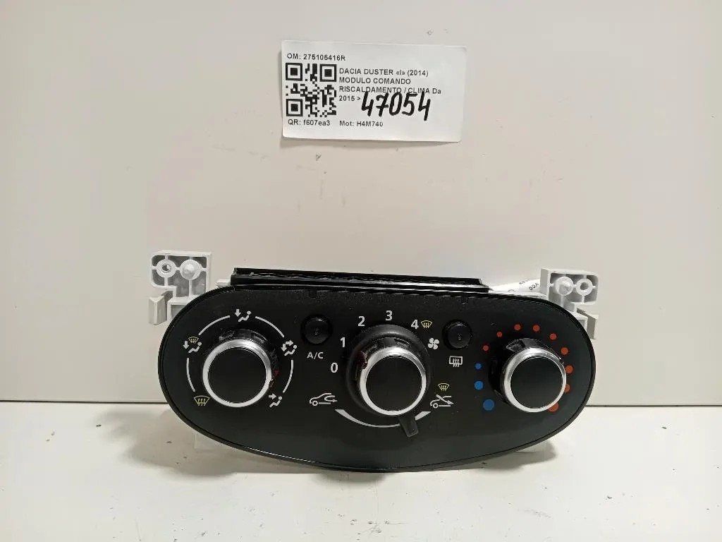 Modulo Comando Riscaldamento Clima 275105416R Dacia Duster I 2014