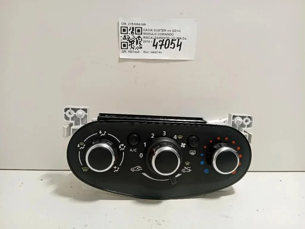 Modulo Comando Riscaldamento Clima 275105416R Dacia Duster I 2014