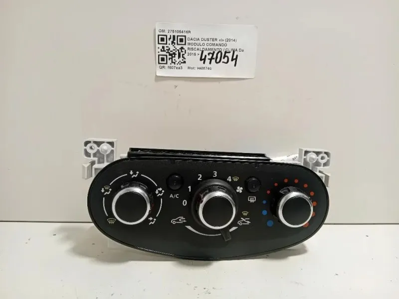 Modulo Comando Riscaldamento Clima 275105416R Dacia Duster I 2014