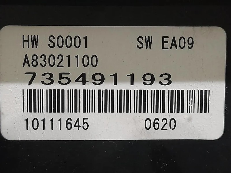 Modulo Comando Riscaldamento Clima A83021100 Fiat 500 II 2008