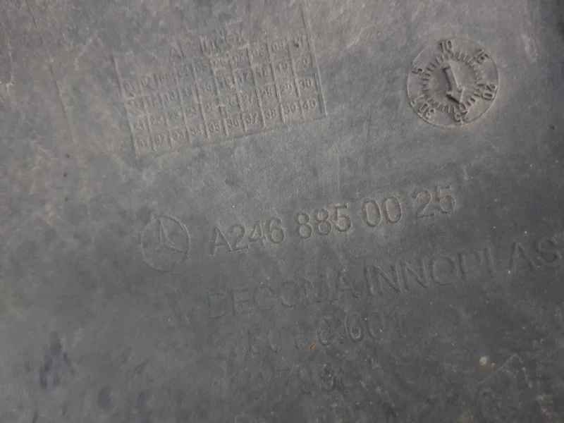 Paraurti POST A2468850025 Mercedes Classe B W246 2012