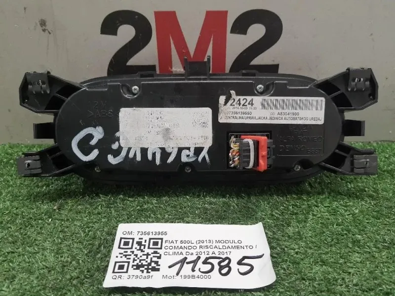 Modulo Comando Riscaldamento Clima 735613955 Fiat 500L 2013