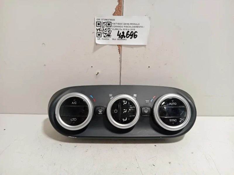 Modulo Comando Riscaldamento Clima 07356379030 Fiat 500X 2015