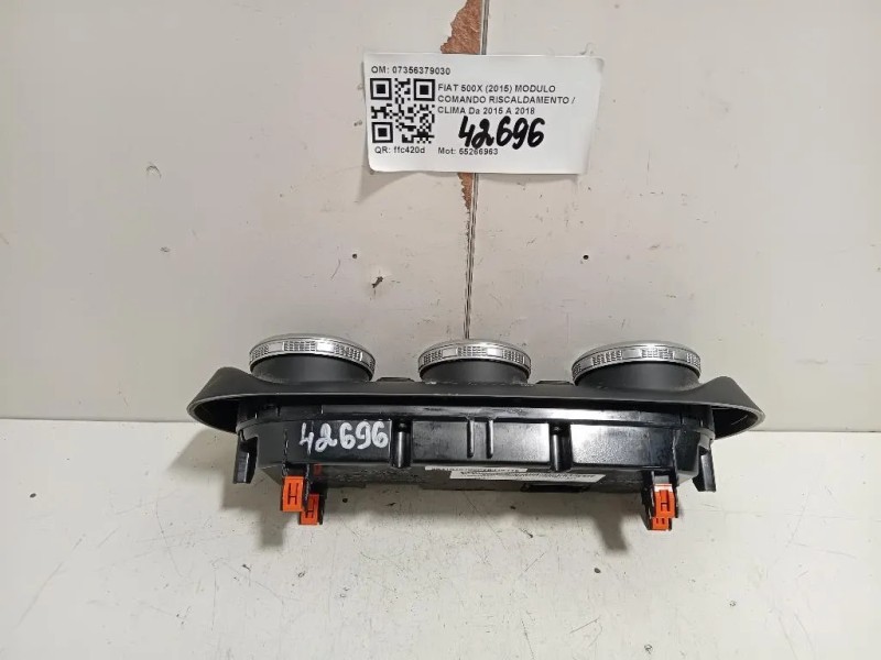 Modulo Comando Riscaldamento Clima 07356379030 Fiat 500X 2015