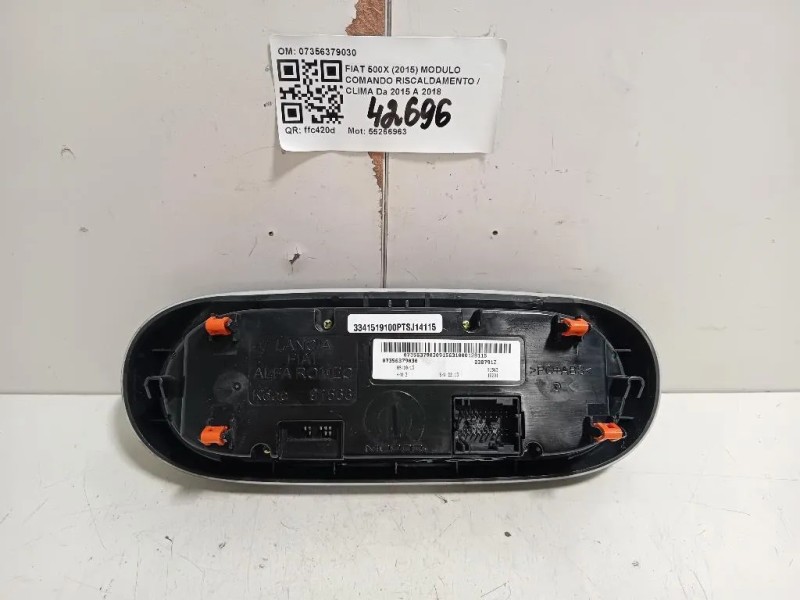 Modulo Comando Riscaldamento Clima 07356379030 Fiat 500X 2015