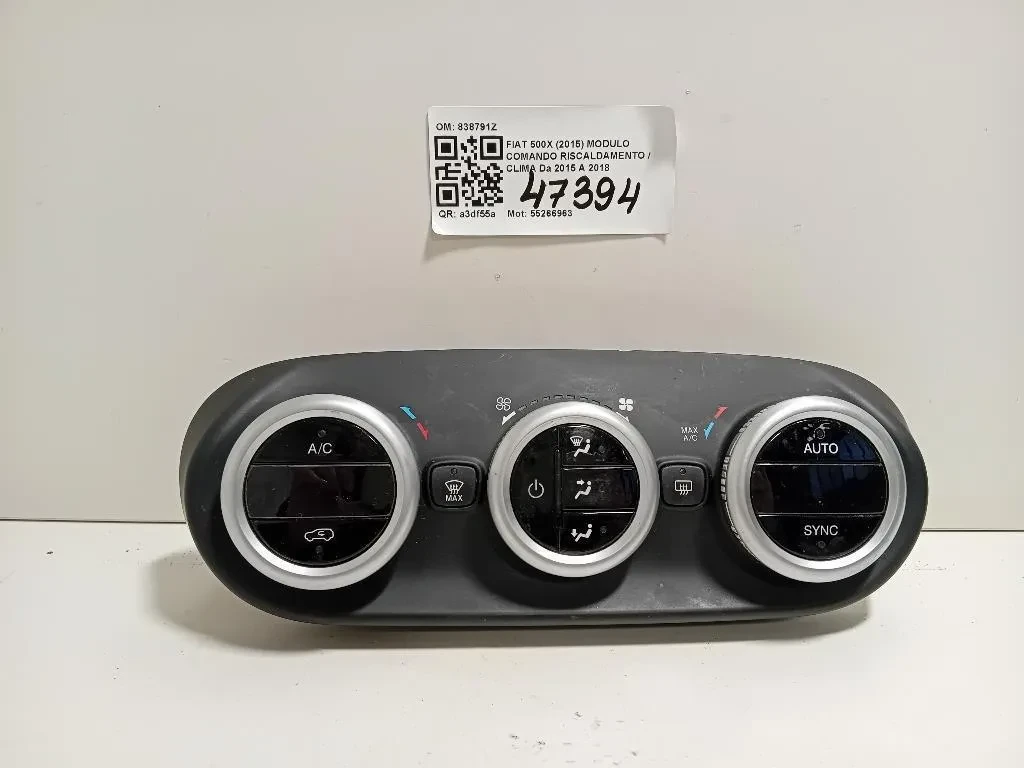 Modulo Comando Riscaldamento Clima 838791Z Fiat 500X 2015