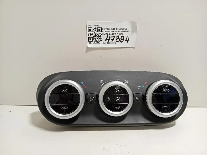 Modulo Comando Riscaldamento Clima 838791Z Fiat 500X 2015