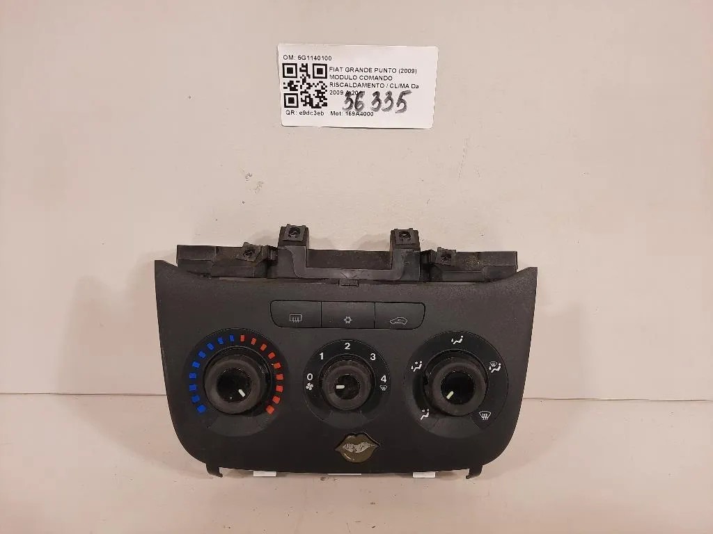 Modulo Comando Riscaldamento Clima 5G1140100 Fiat Grande Punto 2009