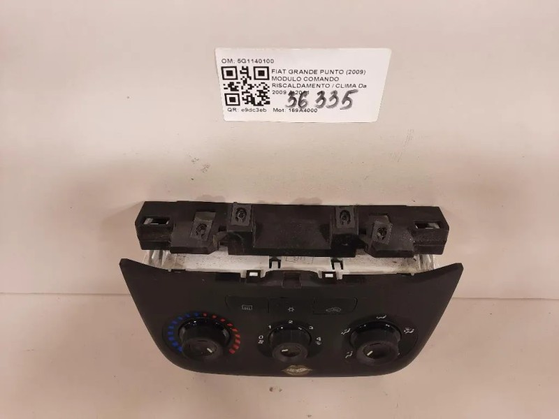 Modulo Comando Riscaldamento Clima 5G1140100 Fiat Grande Punto 2009
