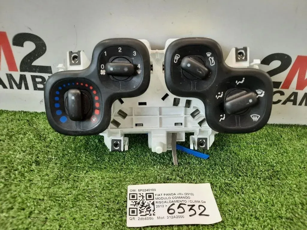 Modulo Comando Riscaldamento Clima 5P0240100 Fiat Panda III 2012