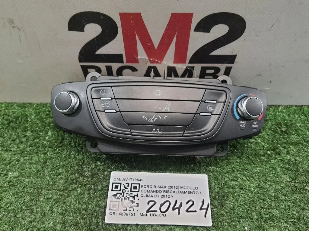 Modulo Comando Riscaldamento Clima AV1T18549 Ford B-max 2012