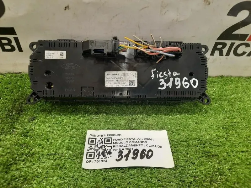 Modulo Comando Riscaldamento Clima J1BT-19980-BB Ford Fiesta VI 2008