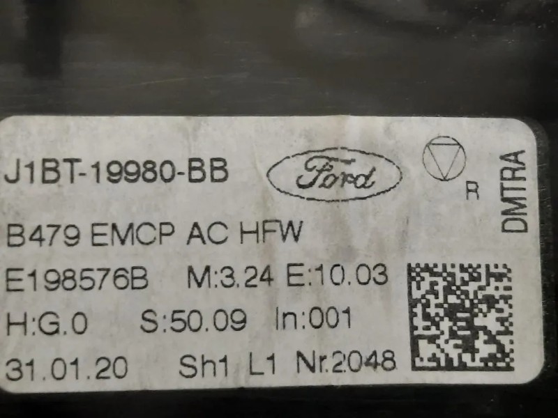 Modulo Comando Riscaldamento Clima J1BT-19980-BB Ford Fiesta VI 2008