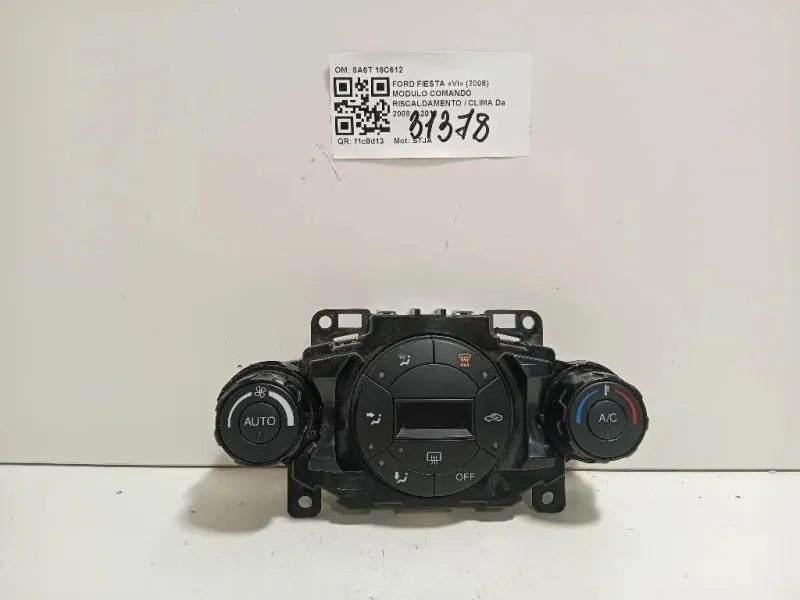 Modulo Comando Riscaldamento Clima 8A6T 18C612 Ford Fiesta VI 2008