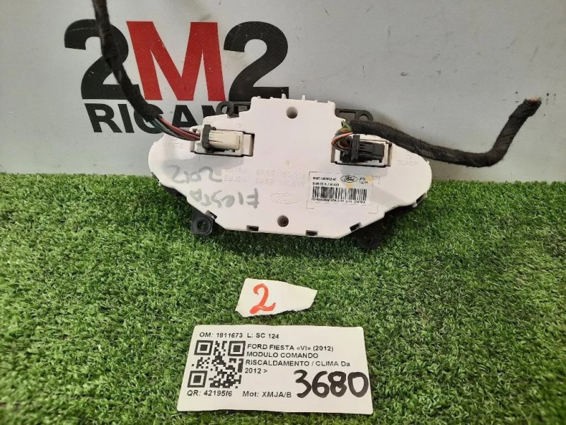 Modulo Comando Riscaldamento Clima 8A6T18C612 PULSANTIERA AC CENTRALINA Ford Fiesta VI 2012
