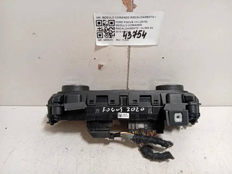 Modulo Comando Riscaldamento Clima JX7T18C612DD Ford Focus V 2018