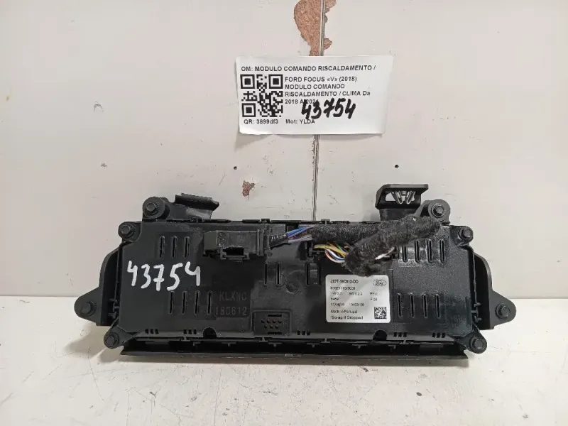 Modulo Comando Riscaldamento Clima JX7T18C612DD Ford Focus V 2018