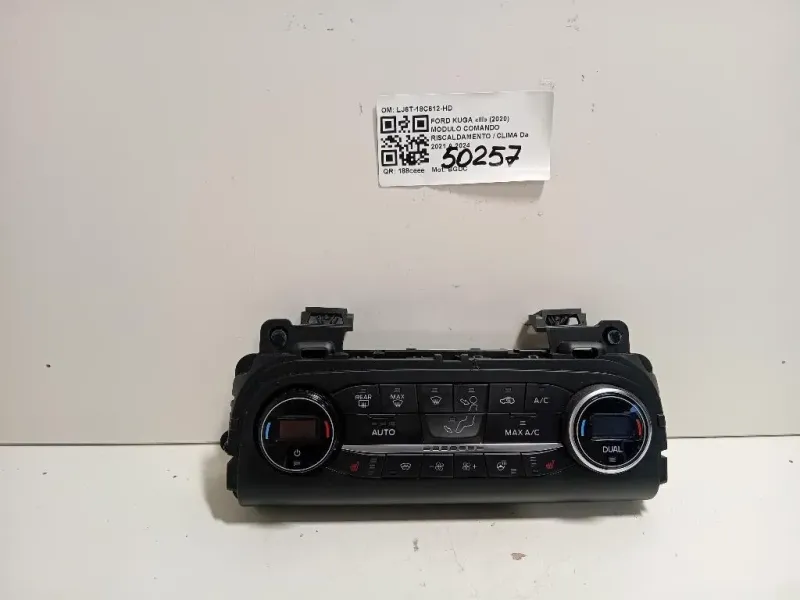 Modulo Comando Riscaldamento Clima LJ6T-18C612-HD Ford KUGA III 2020