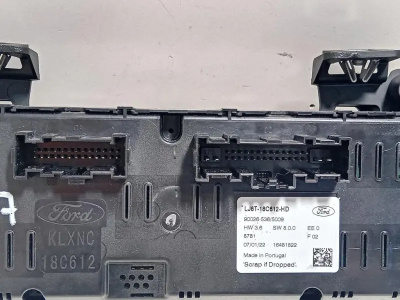 Modulo Comando Riscaldamento Clima LJ6T-18C612-HD Ford KUGA III 2020