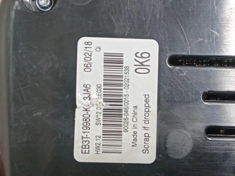 Modulo Comando Riscaldamento Clima EB3T-19980-KK Ford Ranger IV 2019