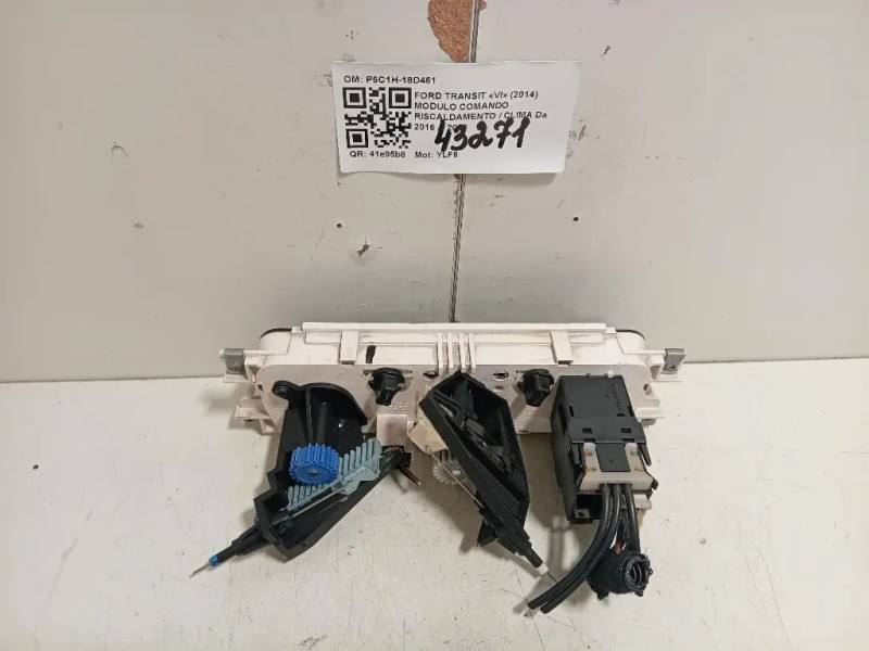 Modulo Comando Riscaldamento Clima P6C1H-18D461 Ford Transit VI 2014