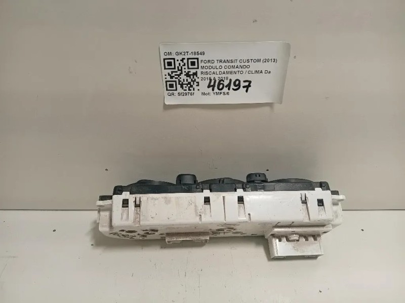 Modulo Comando Riscaldamento Clima GK2T-18549 Ford Transit Custom I 2013
