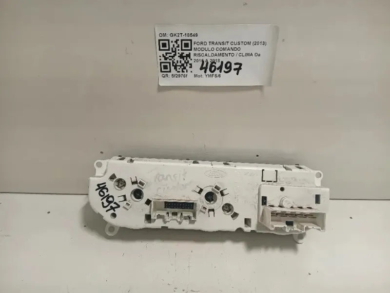 Modulo Comando Riscaldamento Clima GK2T-18549 Ford Transit Custom I 2013