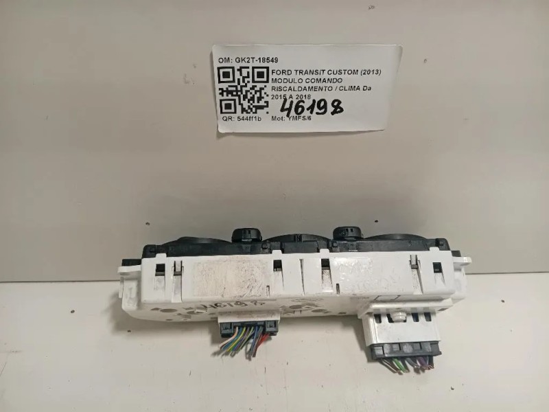 Modulo Comando Riscaldamento Clima GK2T-18549 Ford Transit Custom I 2013