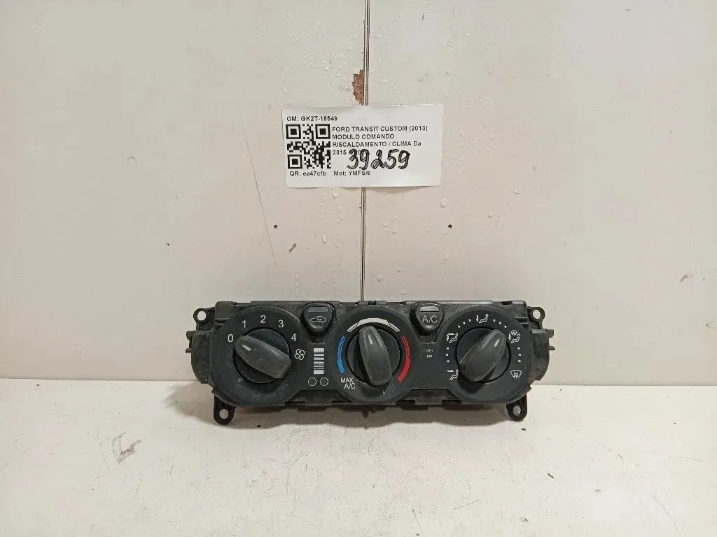 Modulo Comando Riscaldamento Clima GK2T-18549 Ford Transit Custom I 2013