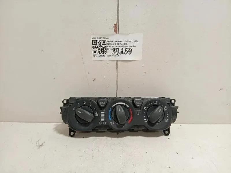 Modulo Comando Riscaldamento Clima GK2T-18549 Ford Transit Custom I 2013