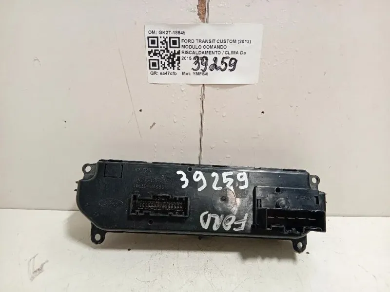 Modulo Comando Riscaldamento Clima GK2T-18549 Ford Transit Custom I 2013