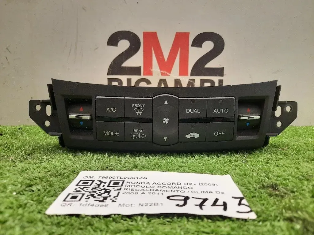 Modulo Comando Riscaldamento Clima 79600TL0G01ZA Honda Accord IX 2009