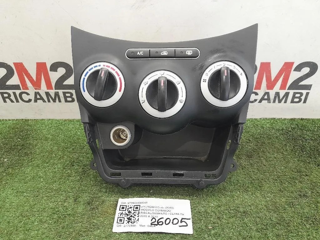 Modulo Comando Riscaldamento Clima 972500X9404X Hyundai I10 I 2008