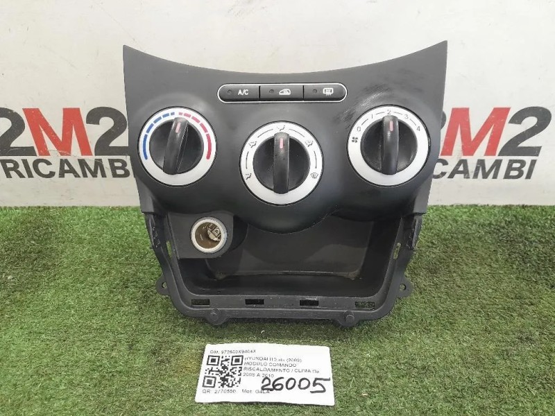 Modulo Comando Riscaldamento Clima 972500X9404X Hyundai I10 I 2008