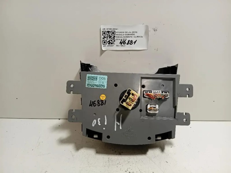 Modulo Comando Riscaldamento Clima 97250-A6041 Hyundai I30 II 2015