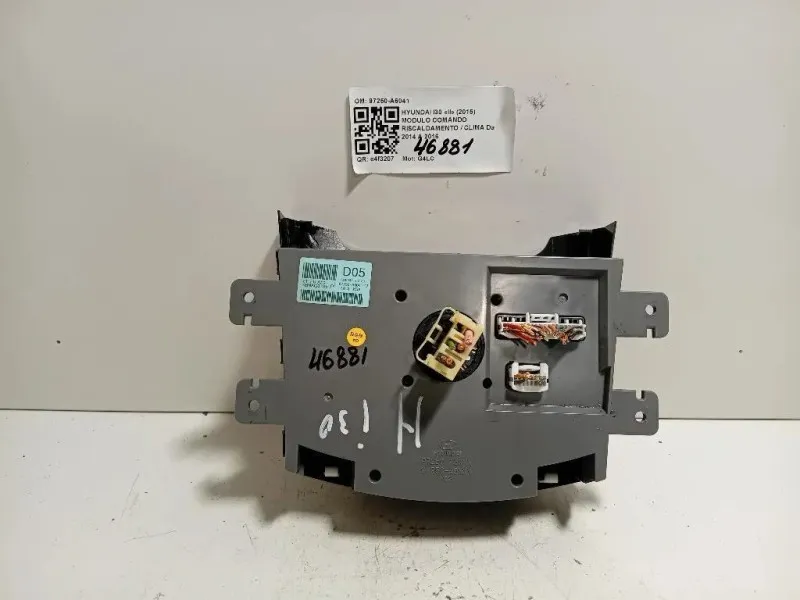 Modulo Comando Riscaldamento Clima 97250-A6041 Hyundai I30 II 2015