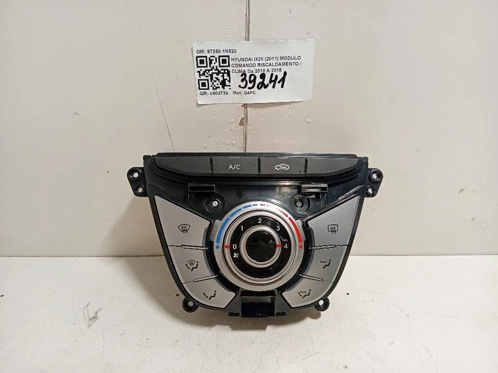 Modulo Comando Riscaldamento Clima 97250-1K520 Hyundai IX20 2011