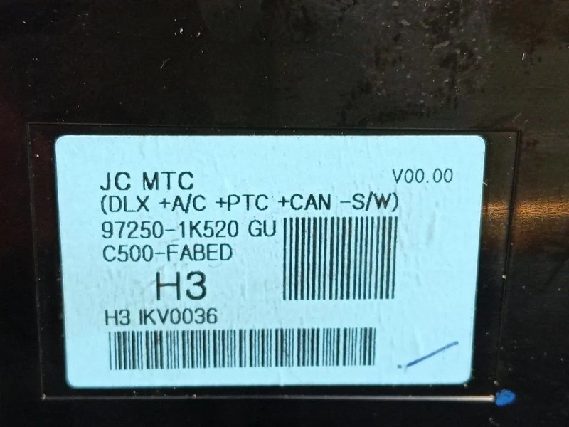 Modulo Comando Riscaldamento Clima 97250-1K520 Hyundai IX20 2011