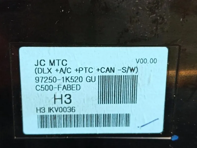 Modulo Comando Riscaldamento Clima 97250-1K520 Hyundai IX20 2011