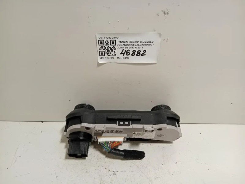 Modulo Comando Riscaldamento Clima 97250-2Y001 Hyundai IX35 2013