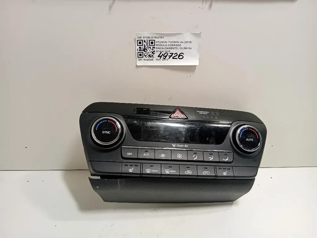 Modulo Comando Riscaldamento Clima 97250-D7530TRY Hyundai Tucson II 2015