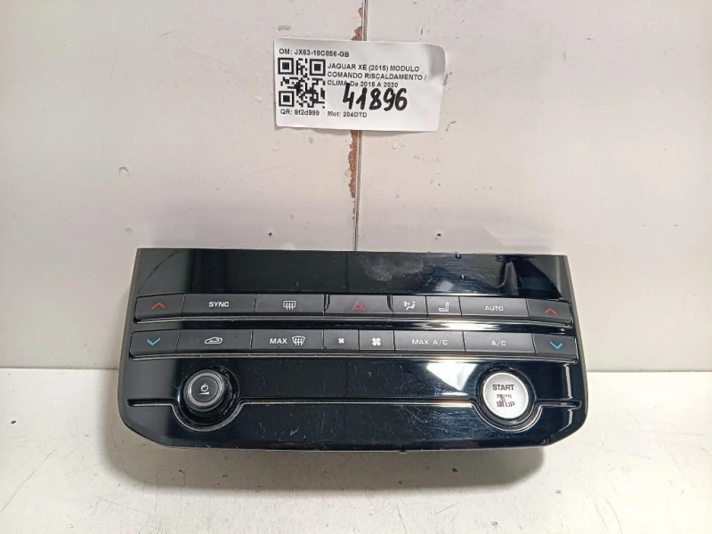 Modulo Comando Riscaldamento Clima JX63-18C858-GB Jaguar XE 2015