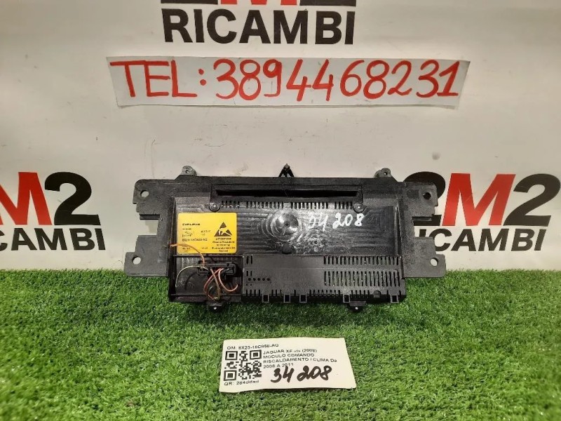 Modulo Comando Riscaldamento Clima 8X23-18C858-AG Jaguar XF I 2008