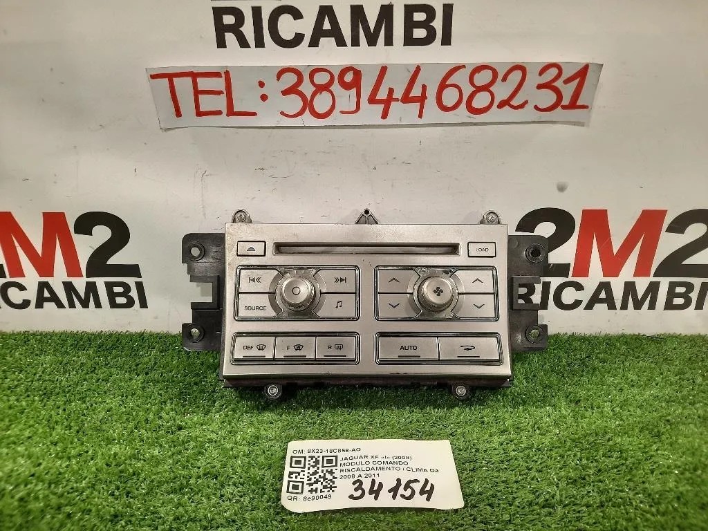 Modulo Comando Riscaldamento Clima 8X23-18C858-AG Jaguar XF I 2008
