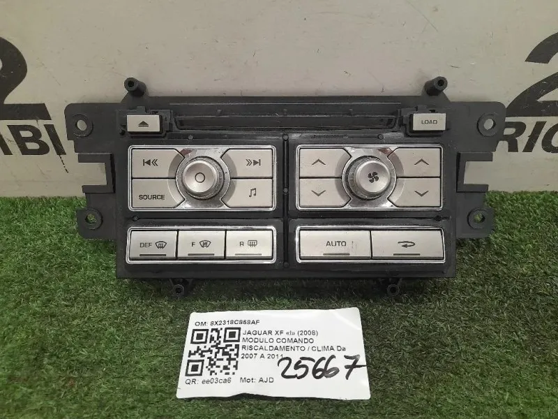 Modulo Comando Riscaldamento Clima 8X2318C858AF Jaguar XF I 2008