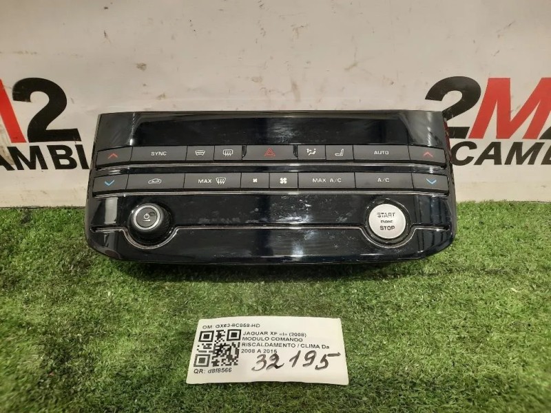 Modulo Comando Riscaldamento Clima GX63-8C858-HD Jaguar XF I 2008