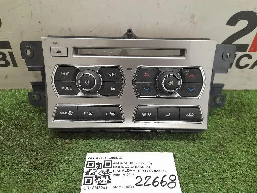 Modulo Comando Riscaldamento Clima 8X2318C858AD Jaguar XF I 2008
